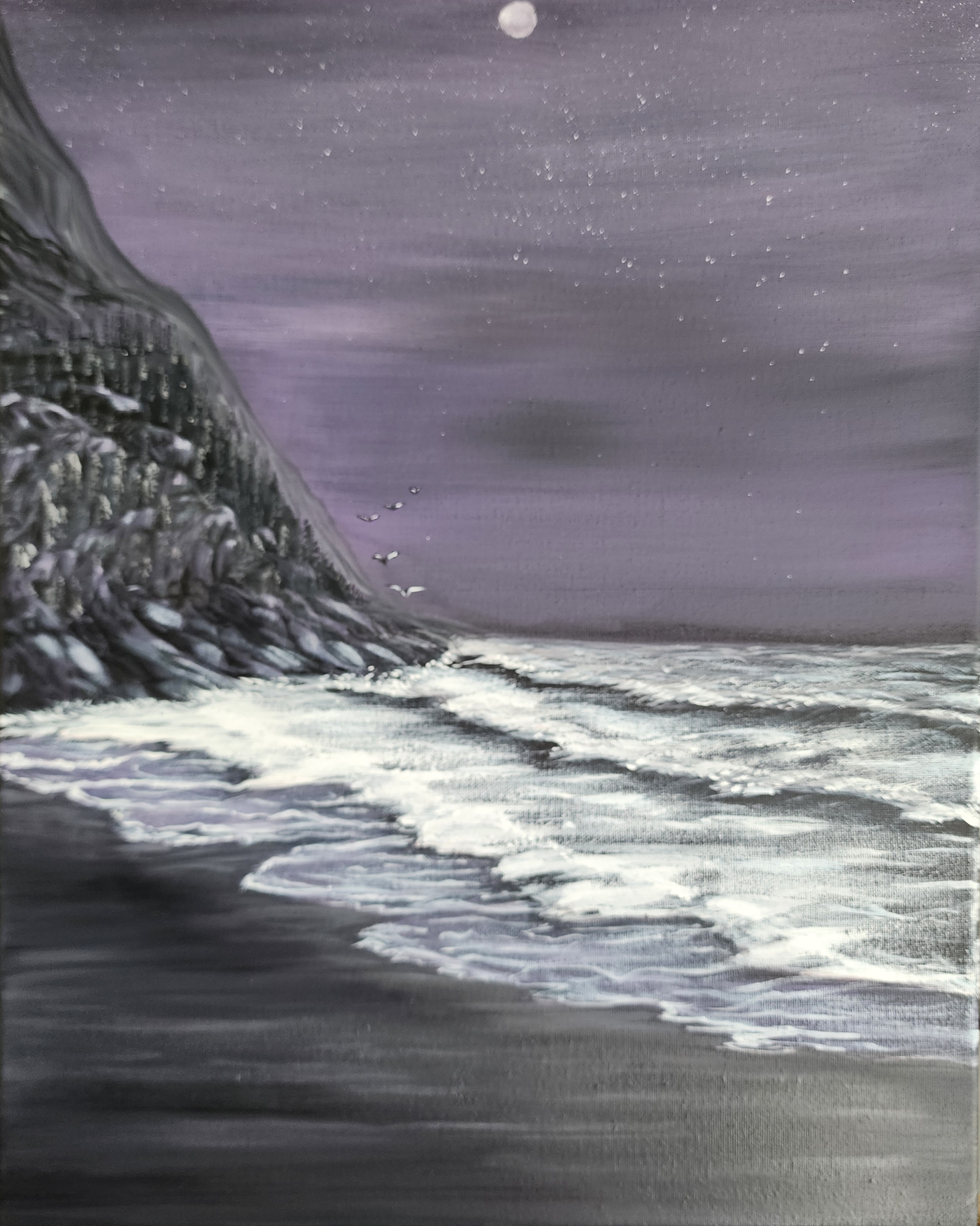 Moonlight — Acrylic on canvas