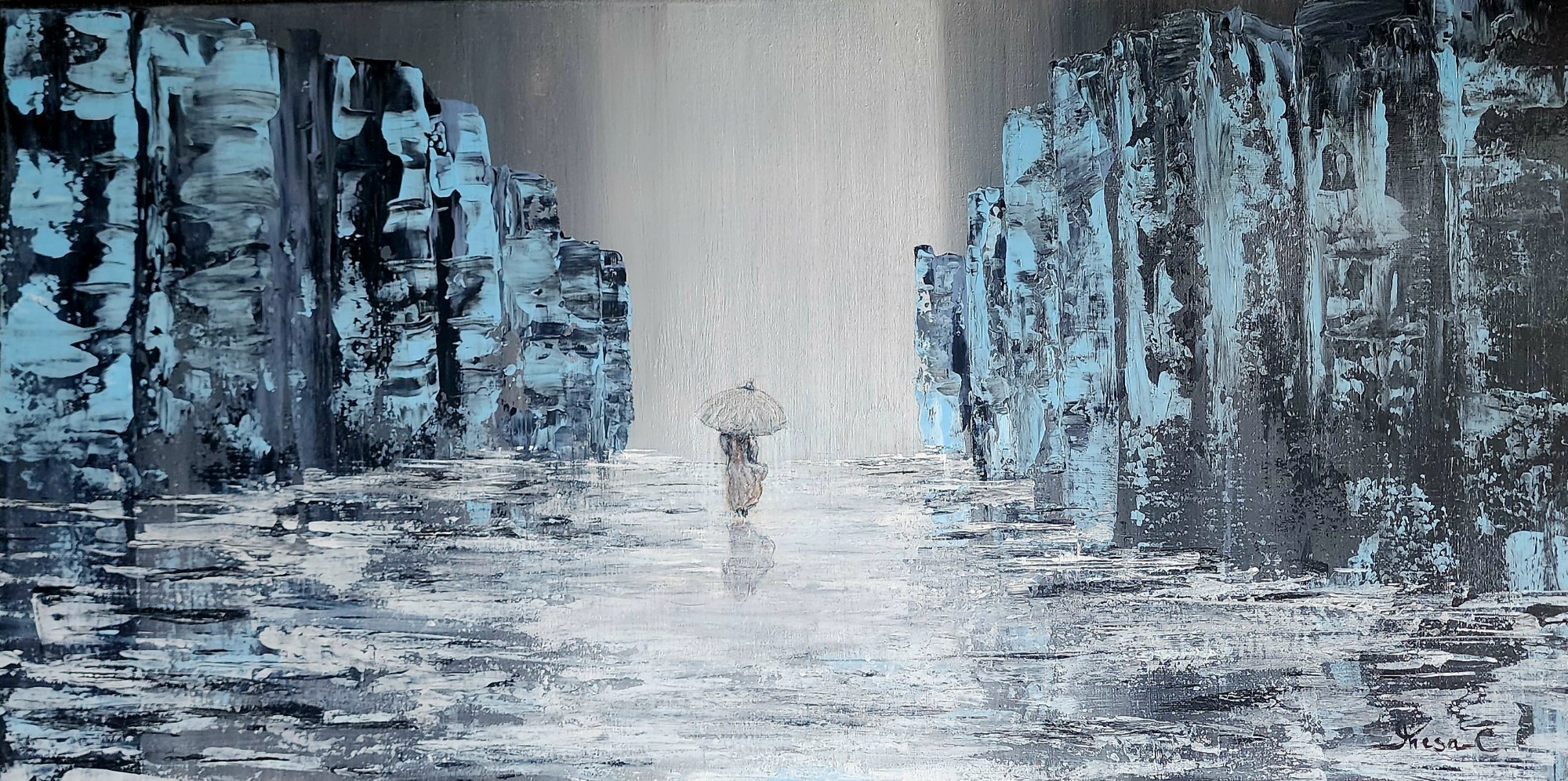 Rainy Day — Acrylic on canvas