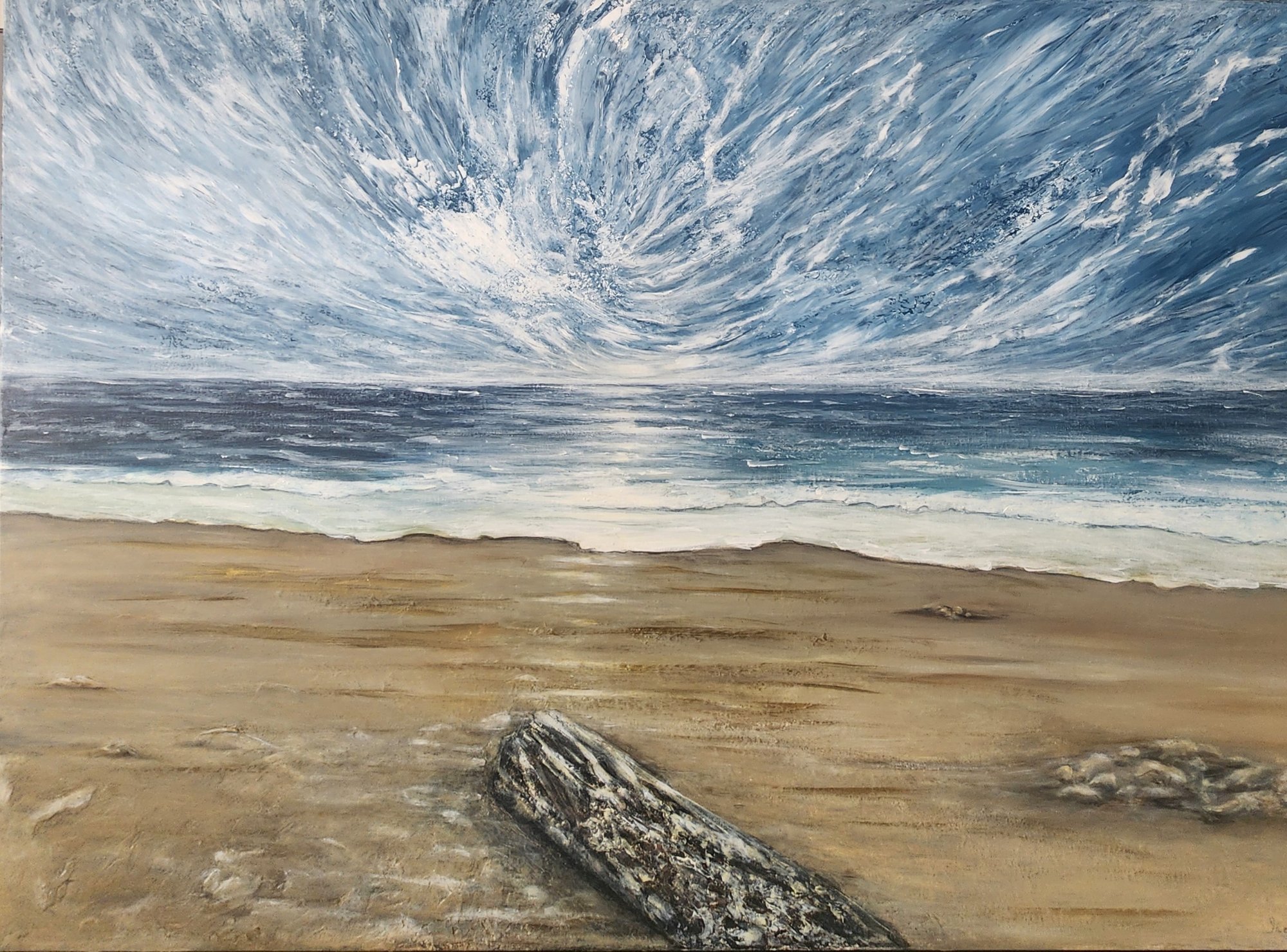 Coolangatta Beach 2 — Acrylic on canvas