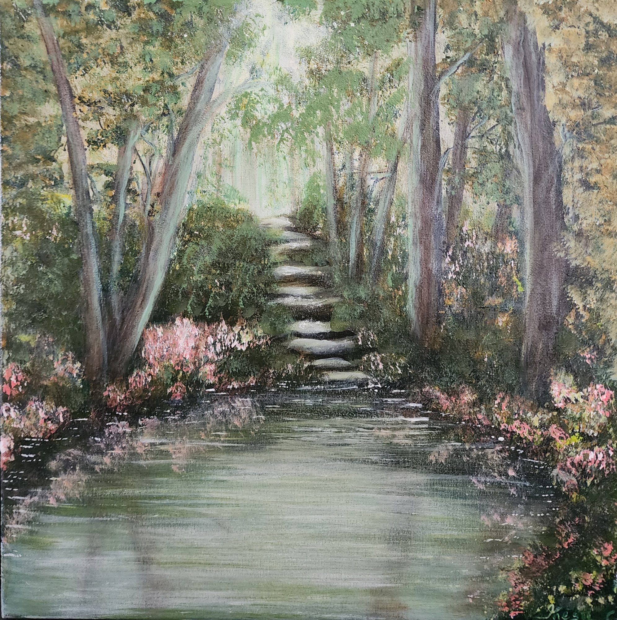 Forest Tranquillity — Acrylic on canvas