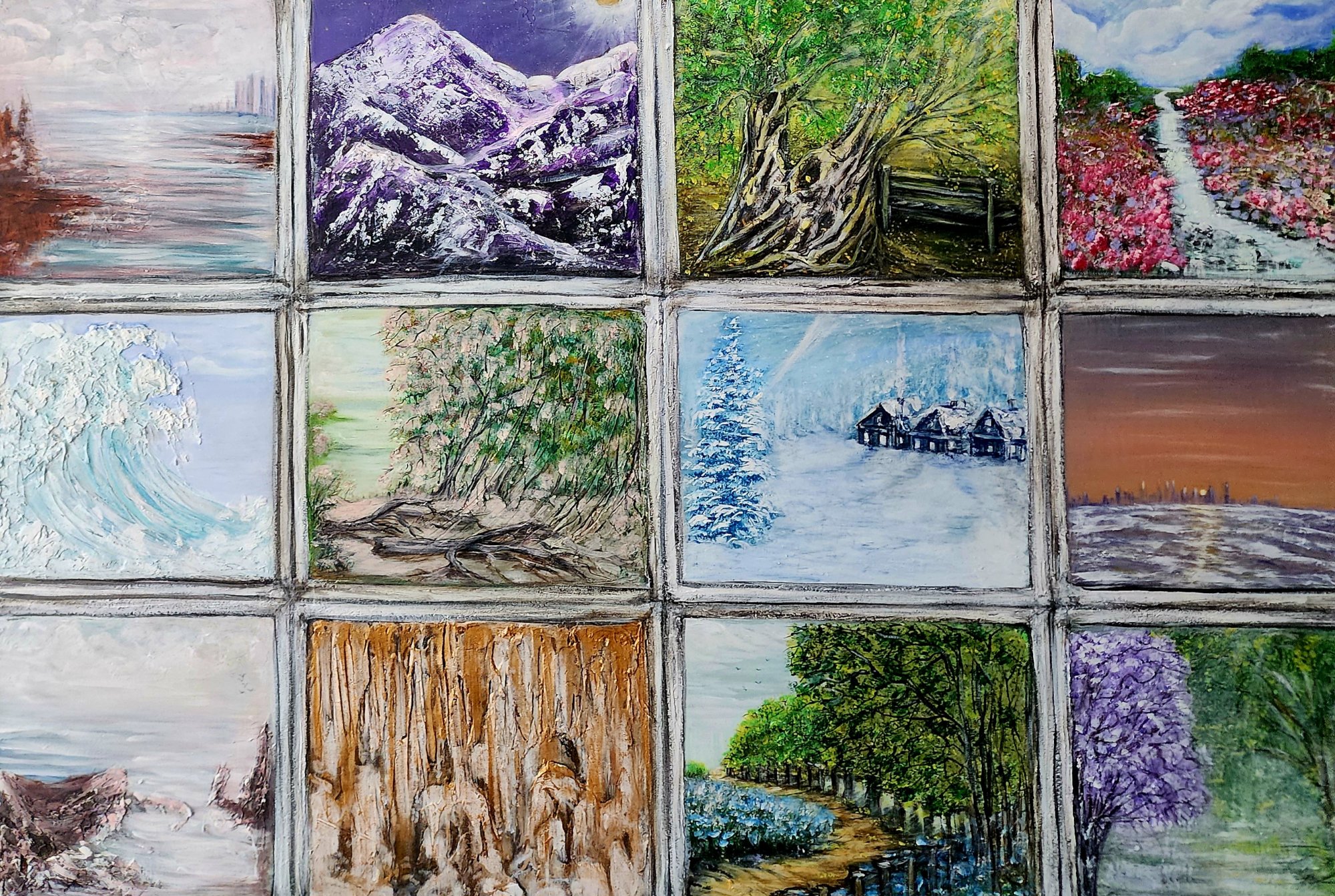 The window — Mixed media