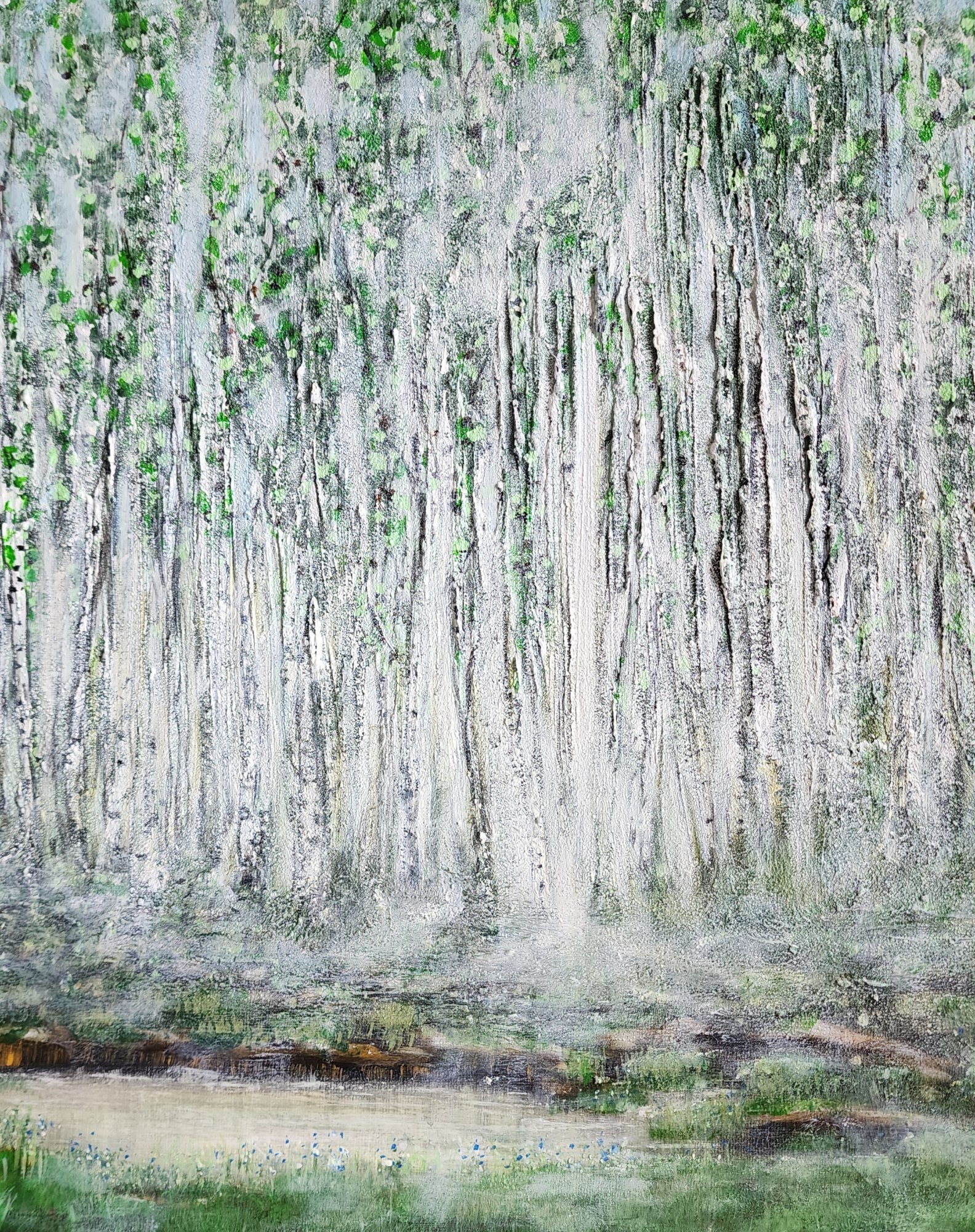 Early April — Mixed media